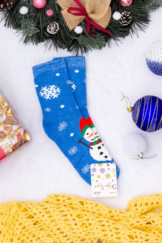 Шкарпетки дитячі "Новорічні" (зима) підліткові